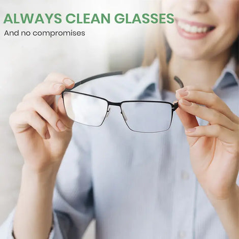 Anti-fog wipe for glasses