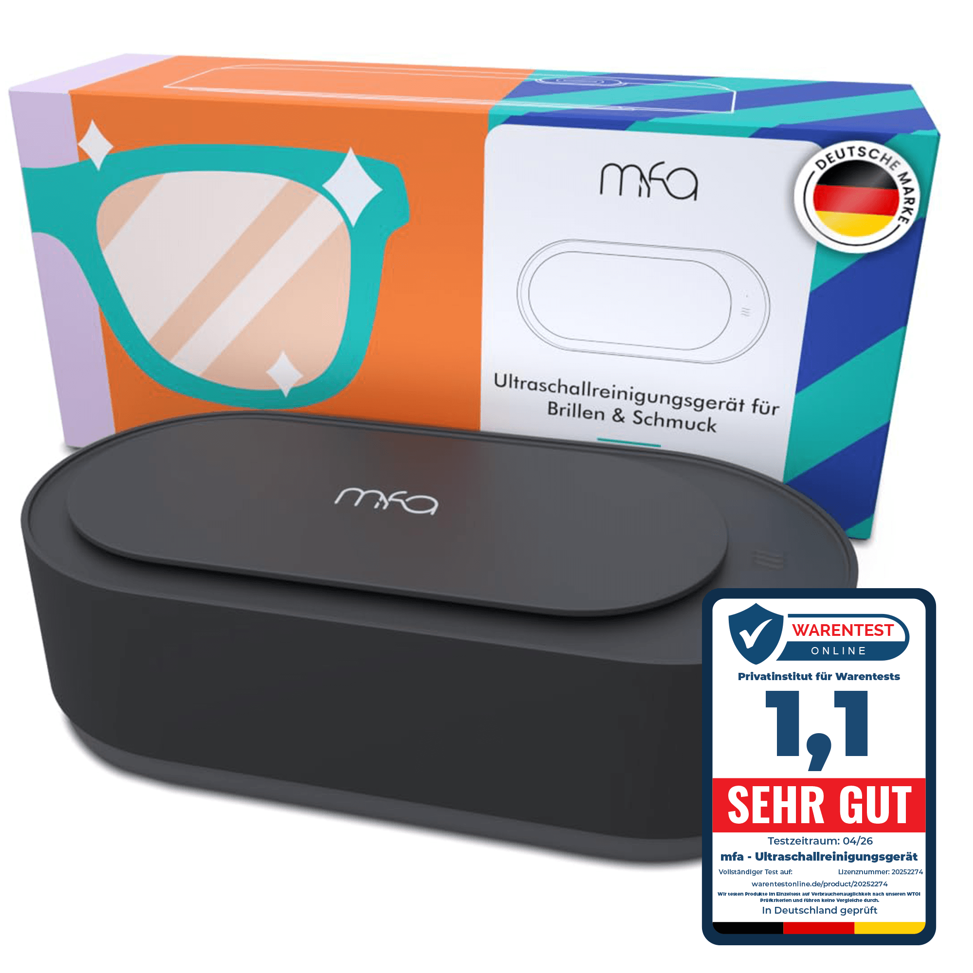 Ultrasonic Cleaner for Glasses & Jewelry