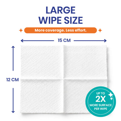 Anti-Fog Cleaning Wipes | 60 Wipes