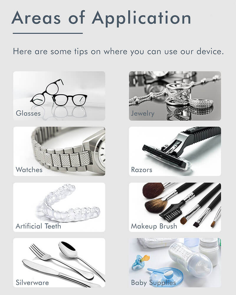 Ultrasonic Cleaner for Glasses & Jewelry